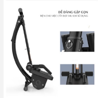 Máy tập cơ bụng AB Vertical, máy tập cơ bụng tiêu hao năng lượng toàn thân tại nhà đơn giản dễ sử dụng