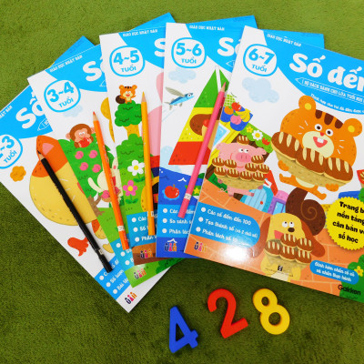 SÁCH THIẾU NHI CHO TRẺ 6-7 TUỔI_TOÁN HỌC_Số đếm (6~7 tuổi)