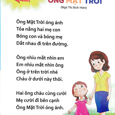 Thơ cho bé tập nói, tập đọc
