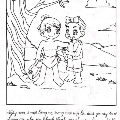 Bé Kể Chuyện Tô Màu Tập Viết - Thạch Sanh Lý Thông