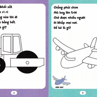 Bé Tập Tô Phát Triển Tư Duy - Câu Đố Về Giao Thông