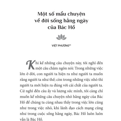Hồi Kí Về Bác Hồ - Gần Bên Bác Và Học Ở Bác