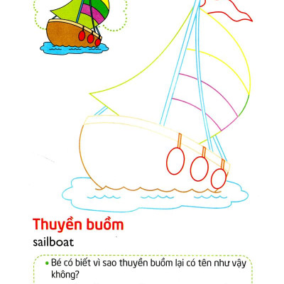 Tập Tô Màu Và Nhận Biết Thế Giới Xung Quanh - Các Phương Tiện Giao Thông