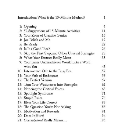 Sách ngoại văn: The 15-Minute Method
