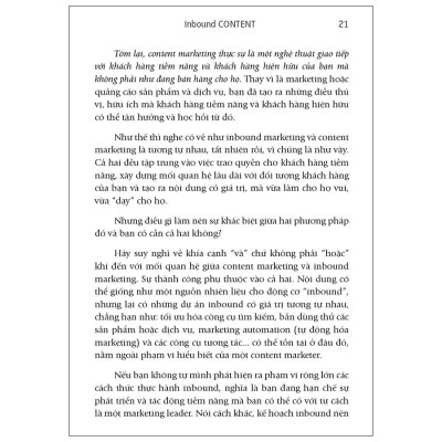 Sách Inbound Content - Xây Dựng Chiến Lược Nội Dung Theo Phương Thức Inbound