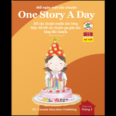 One Story A Day - Sách song ngữ cho bé, 12 cuốn truyện - 365 câu chuyện phát triển trí tuệ và nuôi dưỡng tâm hồn - Tặng kèm file nghe & note từng vựng