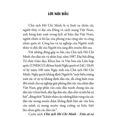 Chủ tịch Hồ Chí Minh - Tiểu sử và sự nghiệp