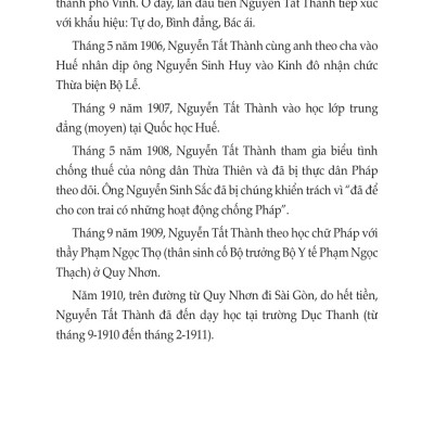 Danh Nhân Hồ Chí Minh - Cuộc Đời Và Những Chặng Đường Lịch Sử