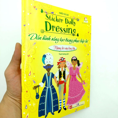 Dán Hình Sáng Tạo Trang Phục Búp Bê - Những Bộ Váy Lộng Lẫy