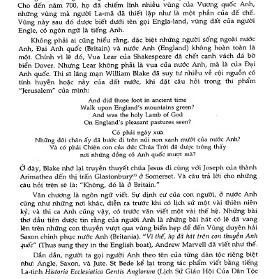 Lịch Sử Văn Học Anh Quốc - Vanlangbooks