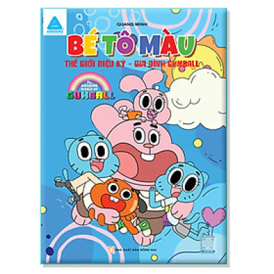 Sách tô màu - Bé tô màu - Chủ đề Thế giới diệu kỳ Gumball