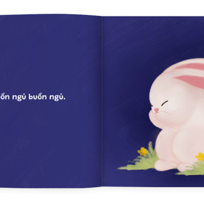 Sách Ehon - Buồn ngủ ơi là buồn ngủ - Dành cho trẻ từ 0 - 4 tuổi