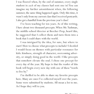 365 Days of Wonder: Mr. Browne