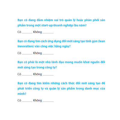 Vòng Đời Sản Phẩm Tinh Gọn (6 Bước Thiết Kế Một Sản Phẩm Thành Công)