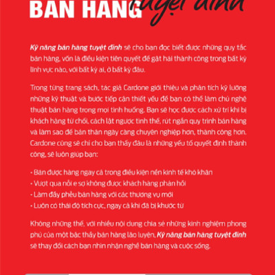 Kỹ Năng Bán Hàng Tuyệt Đỉnh (Tái Bản 2022) - Grant Cardone