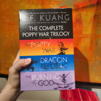 Sách - The Complete Poppy War Trilogy Boxed Set: The Poppy War/The Dragon Republic/The Burning God #1 New York Times/Ngoại văn chính hãng