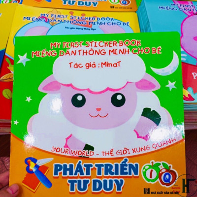Sách- Combo 6 Cuốn sách Miếng dán Thông minh cho bé - My First Sticker Book (Phát triển Tư Duy và Khả năng Sáng tạo)