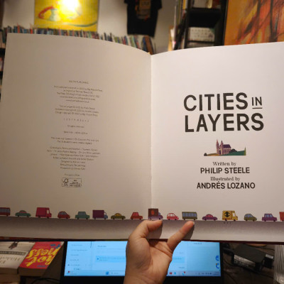 Sách - Cities in Layers by Philip Steele - Peer Through Windows To The Past