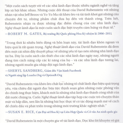 Nghệ thuật lãnh đạo - Chân dung những CEO, nhà sáng lập và những người thay đổi cuộc chơi vĩ đại nhất thế giới