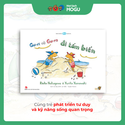 Truyện Ehon bé 3-4-5 tuổi - Gư-ri và Gư-ra đi tắm biển