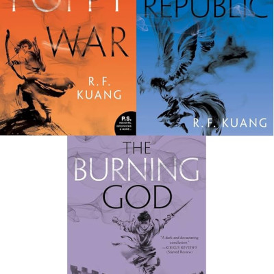 Sách - The Complete Poppy War Trilogy Boxed Set: The Poppy War/The Dragon Republic/The Burning God #1 New York Times/Ngoại văn chính hãng
