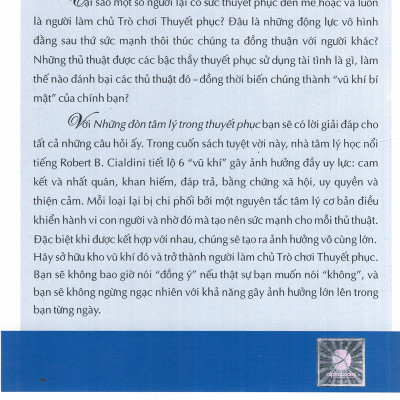Những Đòn Tâm Lý Trong Thuyết Phục (Tái Bản 2019) ( tặng kèm bookmark tuyệt đẹp )