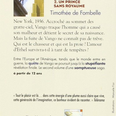 Tiểu thuyết thiếu niên tiếng Pháp: VANGO Tome2: Un prince sans royaume