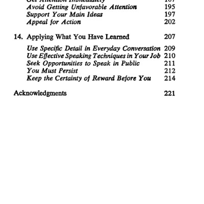 The Quick and Easy Way to Effective Speaking Mass Market Paperback 