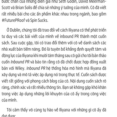 Inbound PR - Dịch Chuyển Hoạt Động Theo Mô Hình Inbound