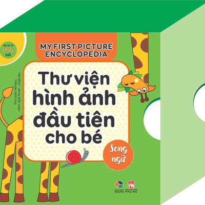 Trọn bộ Thư viện hình ảnh đầu tiên cho bé ( Song Ngữ ) - Hộp 8 cuốn