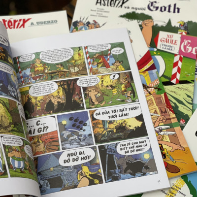 [COMBO 11 TẬP] - NHỮNG CUỘC PHIÊU LƯU CỦA ASTERIX (In màu toàn bộ) – René Gossiny và Albert Uderzo – NXB Kim Đồng (Bìa mềm)
