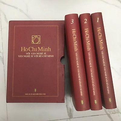 HỒ CHÍ MINH VỚI VĂN NGHỆ SĨ - VĂN NGHỆ SĨ VỚI HỒ CHÍ MINH (BOXSET BỘ 3 TẬP BÌA CỨNG CÓ HỘP)