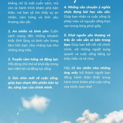 Sách - An nhiên như những áng mây