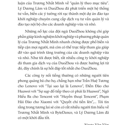 Phương Pháp Quản Trị Mục Tiêu - Triết Lý Kinh Doanh Của Công Ty Tỷ Đô Bytedance