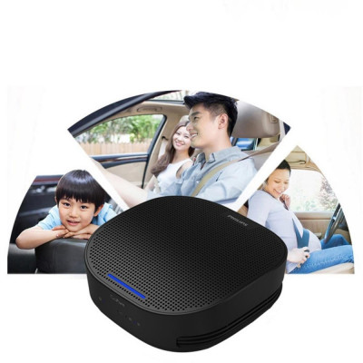 Máy lọc không khí ô tô Philips hút mùi hôi, chất gây ô nhiễm vi khuẩn, vi rút GoPure GP5301 đèn báo 3 chế độ - Hàng nhập khẩu