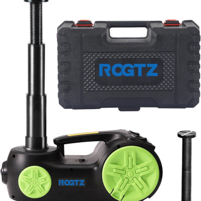 Quà Tặng Kèm - Bộ nâng kích gầm điện, kiêm máy bơm lốp có chế độ cài đặt áp suất lốp tự ngắt. Thương hiệu Đức - ROGTZ, Bảng điều khiển kỹ thuật số cao cấp TY-003 - Hàng Nhập Khẩu