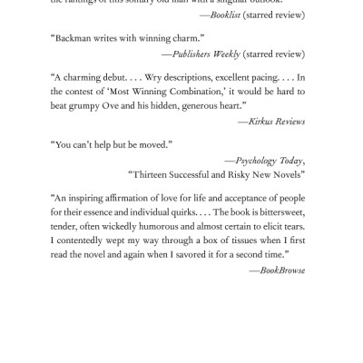 A Man Called Ove: A Novel