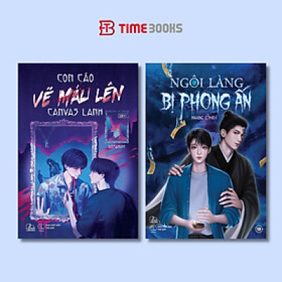 Combo Sách Con Cáo Vẽ Máu Lên Canvas Lanh (trọn bộ) + Ngôi Làng Bị Phong Ấn (trọn bộ) - Tâm linh, huyền bí, kinh dị, đam