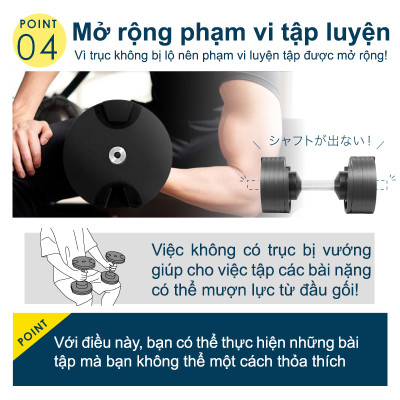 Nuobell flexbell - 01 quả tạ tay 32kg/ 02 quả tạ 64kg (16 cấp điều chỉnh trọng lượng) tập gym tập thể dục tập tạ tập luyện cơ bắp.
