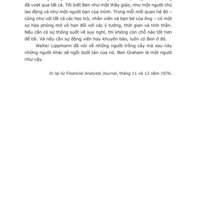 Nhà Đầu Tư Thông Minh (Tái Bản 2020) - Benjamin Graham