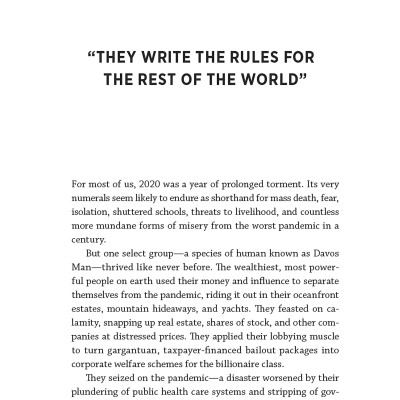 Davos Man: How The Billionaires Devoured The World