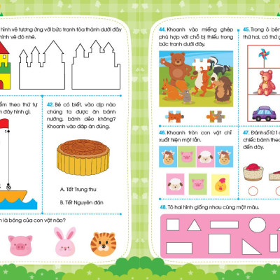 Sách - Sân Chơi Trí Tuệ - Trò Chơi Tư Duy - RÈN LUYỆN NÃO TRÁI, NÃO PHẢI - Dành cho trẻ 4-5 tuổi