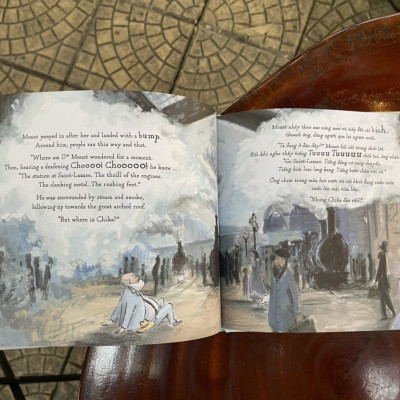 (Bìa cứng song ngữ Việt - Anh) Monet’s Cat – Nàng mèo của Monet - Lily Murray – Becky Cameron - Thái Hà dịch - NXB Thanh Niên – San Hô Books