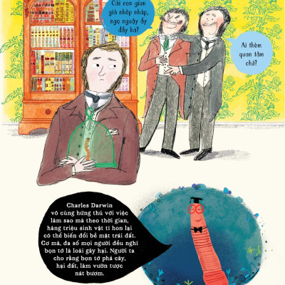 Darwin và Loài Giun Siêu Phàm | Sách Tranh Thiếu Nhi | Polly Owen | San Hô Books