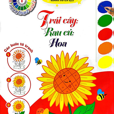 Tô Màu Theo Từng Bước - Trái Cây, Rau Củ, Hoa 1