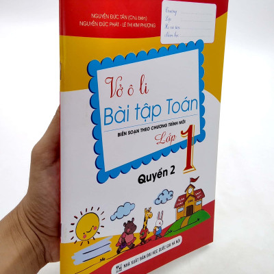 Vở Ô Li Bài Tập Toán Lớp 1 Quyển 2 (Biên Soạn Theo Chương Trình Mới)