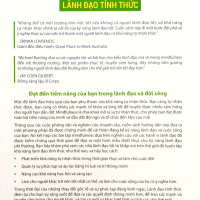Lãnh Đạo Tỉnh Thức - The Mindful Leader (Tái Bản 2023)