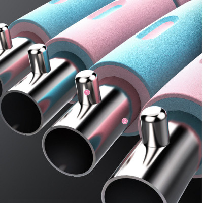 Vòng Lắc Eo Giảm Mỡ Bụng Ống Thép Bọc Mút Xốp - Tùy Chỉnh Độ Nặng - Chính Hãng miDoctor