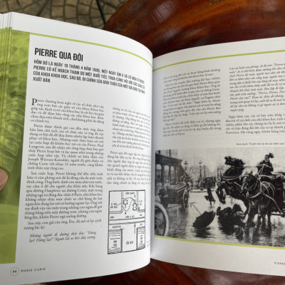 (Bộ sách những trí tuệ vĩ đại) [Bìa cứng in 4 màu, có minh họa] MARIE CURIE - Nhà nữ khoa học tiên phong, người đạt giải Nobel, người khám phá ra chất phóng xạ - Richard Gunderman – Tân Việt books 