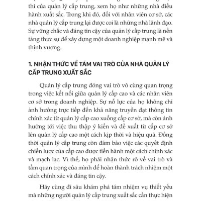 Nhà Quản Lý Cấp Trung: Mắt Xích Sống Còn Của Doanh Nghiệp